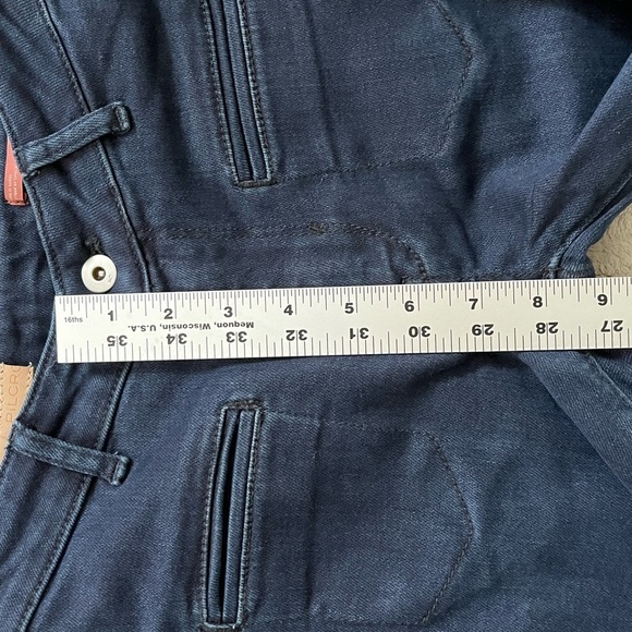 Anthropologie Pilcro Dark Wash Mid Rise Slim Bootcut Jeans Size 23 New Boho - Picture 15 of 16